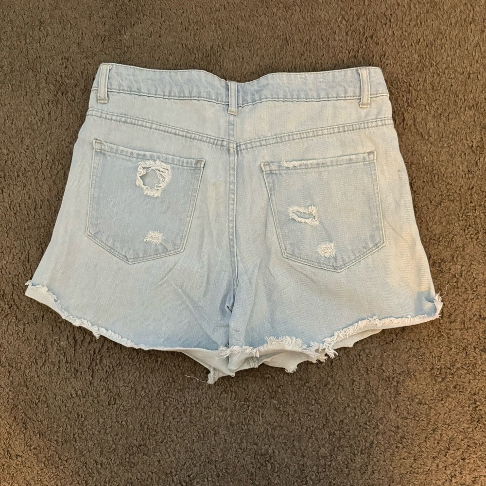 Forever 21 Blue Jean Shorts